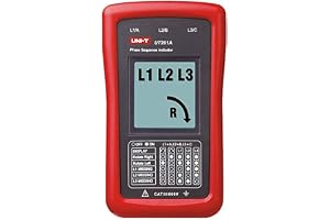 UNI-T UT261A Phase Sequence Tester Lack Phase Meter Motor Rotation Indicator AC 40 700V 90 600V (UT261A)