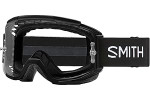 SMITH Squad MTB ChromaPop Goggles Black/Clear Anti-Fog, One Size