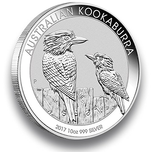 Preisvergleich Produktbild Silbermünze 10oz Kookaburra 2017 Australien - 10 Unzen 999 Silber - prägefrisch gekapselt