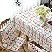 Produktbild Lattice cotton leinen tischtuch nord europäischer pastoral tisch decken simple modern square kaffee tischtuch-A 90x135cm(35x53inch)