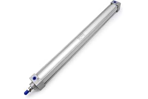 Heschen Cilindro neumático estándar, SC 40-500, PT1/4'' Puerto, 40mm diámetro, 500mm carrera, doble efecto