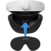 Digicharge Protector de Lente para PS VR2, PS VR 2 Cubierta de Lente, PSVR2 a Prueba de Polvo y antiarañazos, Espuma de 14 mm