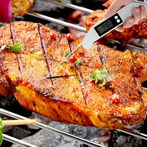 MagiDeal Digital Klapp Küche Einstichthermometer Temperatur Messgerät Hausgebrauch - 3