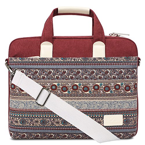 Bohème Stil Canvas-Gewebe Tasche Hülle Aktentasche Sleeve für Laptop / Notebook Computer / MacBook / MacBook Pro / MacBook Air
