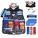 Produktbild YAKOK Kinder Taktische Weste Kit: 1 Weste, 2 Magazin Clip, 40 Pfeile Darts, 1 Brille, 1 Maske, 1 Armband für N-Strike Elite, Modulus, Stryfe