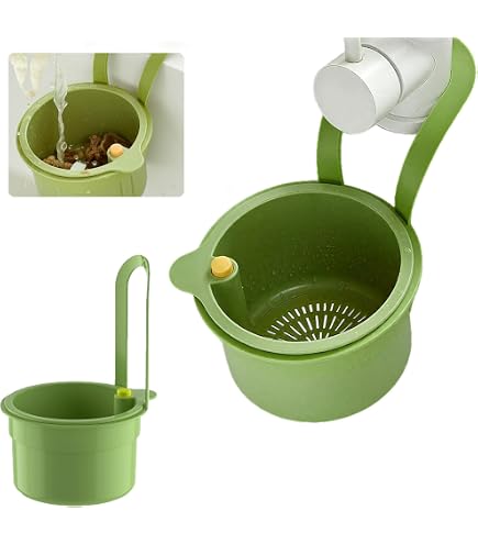 Setaccio A Sospensione Per Lavello – Filtro In Silicone Con Bottone A Pressione, Colino Igienico Per Cucina E Bagno, Multifunzionale - 3