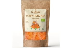LA GLORIA MEDITERRÁNEA Cúrcuma Ecológica 100% Bio en Polvo 500g – Alta en Curcumina – Ideal para Golden Milk, Infusiones, Smoothies y Cocina Saludable – Superalimento Vegano Sin Aditivos