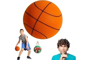 BAOPINLADY Silent Basketball, Size 7 (29.5 inches) Quiet Basketball Indoor, Uncoated High-Density Foam Ball, Soft, Flexible, Lightweight, and Easy to Grip for Various Indoor Activities Size 7(29.5 inches)