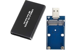CHENYANG CY Mini Adaptateur Carte Externe SSD PCBA PCI-E mSATA vers USB 3.0 - Sans Boîtier