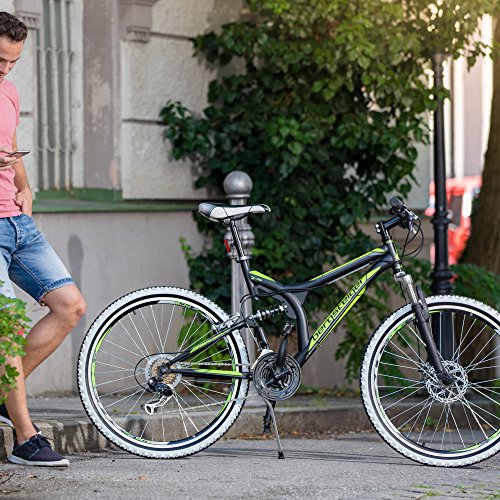 Bergsteiger Phoenix 26 Zoll Mountainbike, Fully, Scheibenbremsen, 21 Gang Shimano - 8