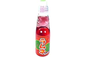 Kimura Ramune - Limonade Japonaise Goût Pastèque Original Import Japon , 200 Ml (Lot De 1)