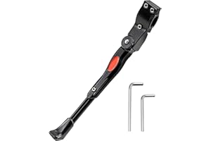 WGYTECH Adjustable Bike Kickstand,Bike Stand Kick for Center Side Parking Rack for Bicycle Mountain Bike Road Bike with Wheel Diameter 24 26 or 700c and 29 inches