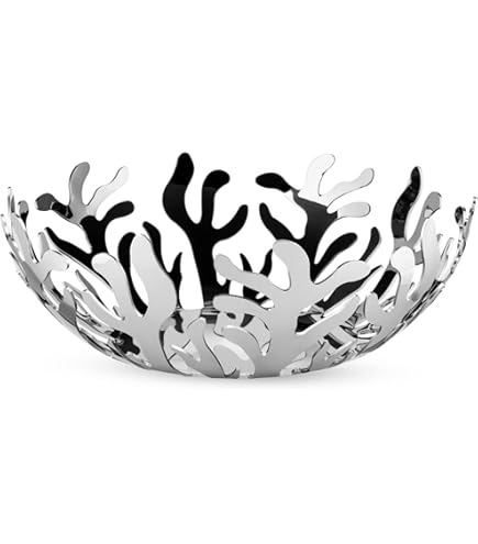 Plateau à Fruits Alessi LV 01 - Inox Argenté - Neuf (défaut Emballage Possible)