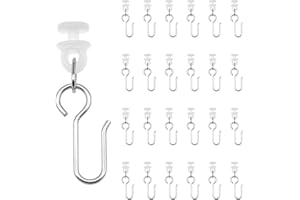 ‎GUGUGO GUGUGO 100 Stück Gardinenhaken Gleiter, curtain hooks, Gardinenröllchen, Curtain Hooks, Osengleiter, Gardinenhaken für Schienen, für Schiene, Curtain Hooks Türvorhang Duschvorhänge