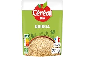 Céréal Bio Quinoa Au Naturel - Sachet Micro-ondable, Rapide Ã€ Réchauffer - Végan Et Bio - 220g - 202645