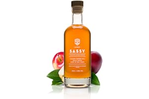 Maison Sassy Calvados Fine : Brandy de Pommes Traditionnel Premium | 70cl, 40% d’Alcool | Fabriqué à partir de Lots de Fruits Frais | Idéal pour les Cadeaux et les Soirées