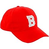 Morefaz Baseball Cap Für Kids - Blaue Mütze Mit A-Z Design Für Jungen & Mädchen (2-8 Jahre)