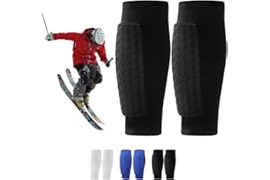 AUNGKWANG Protège Tibias de Football, Football Shin Guards, Manchon de Protection des Mollets Protège Tibias Anti Chocs Professionnels pour Hommes, Femmes, Enfants et JeunesSport