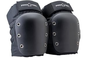 PROTEC HELMETS Pro-Tec Pads Street Genouillère dos ouvert pour adulte Noir