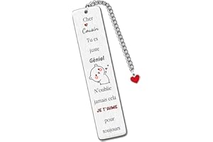 HZBLAZ Cousin Marque-page L'Obtention Diplôme Cadeaux Source D'Inspiration Aller à L'Université Encourager Souvenir Hommes D'Anniversaire Noël Ados Distance Accompagner Retour à L'école Apprécier