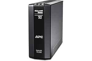 APC Power-Saving Back-UPS PRO - BR900G-FR - Onduleur 900VA (AVR, 6 Prises FR, USB, Logiciel d'arrêt)