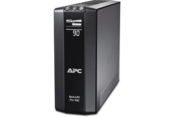 APC Power-Saving Back-UPS PRO - BR900G-FR - Onduleur 900VA (AVR, 6 Prises FR, USB, Logiciel d'arrêt)