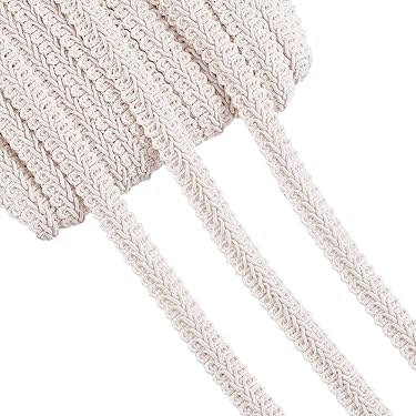 Galon Tressé élastique Avec Boucle De Bouton - 20 Yards, 8 Couleurs, Pour Couture Et Accessoires