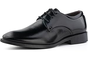 Hitmars Chaussures Hommes Oxfords Derby Chaussure Ville Brogues Chaussure Homme Cuir Mariage Chaussures Dressing Lacets Business Noir Marron EU 39-47