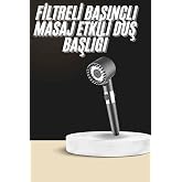Duş Başlığı Profesyonel Masaj Başlıklı 3 Modlu Yeni Nesil Masaj U&ccedil;lu Su Tasarruflu