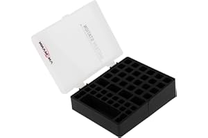 Ansmann Stacja baterii [1 sztuka] organizer na baterie AA, AAA i 9 V - idealny do przechowywania, ochrony pełnych i pustych baterii