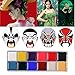 DE'LANCI Professional Face Body Paint Oil 12Colors Painting Art Party Fancy Makeup Set