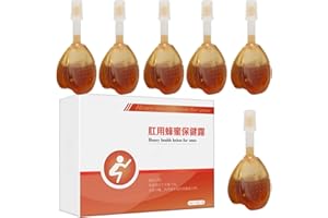 HIVETZ 6PCS Glycerin Suppositories Liquid,Glycerin Suppositories Honey Promote Intestinal Peristalsis 7ml