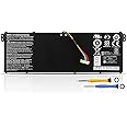 K KYUER AC14B8K AC14B3K Laptop Battery for Acer Aspire R3-131T R5-471T R7-372T R7-371T R5-571T E5-721 E5-731 E5-771G E5-731G ES1-572 ES1-711 ES1-711G A515-51G A515-52G A517-51G V3-111 V3-112P V3-371