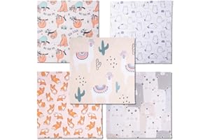 Lens-Aid Panno Microfibra Set di 5 con disegno animale 20×20 cm – Morbido, Lavabile e Antigraffio per Pulizia Fotocamera, Objettivi, Display e Occhiali