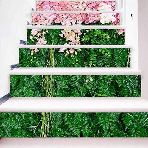 MIYI 3D Stairs Stickers Waterproof DIY Riser Self-adhesive Refurbished Removable Wall Decals for Home Art Decor