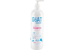 The Goat Skincare Pure Goat's Milk Shampoo For Dry, Itchy and Sensitive Scalp Conditions, Paraben Free and No Artificial Colours 500ml