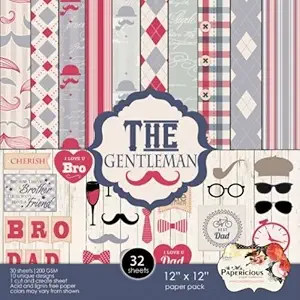 CraftsNeed Papericious-Designer Edition 12X12 Gentleman
