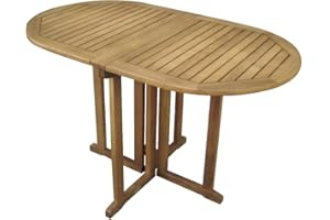 Sedex GATELEG Tisch 120x70 cm Eukalyptusholz Gartentisch Klapptisch Holztisch Massivholz