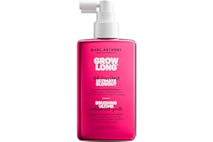 Marc Anthony Anti-Frizz Shield Ultimate Blowout Spray, Long Grows Soft and Shiny Hair in High Humidity, Heat Protection, 6 oz