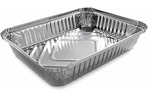 CONTITAL S.R.L. CONTITAL Contenitori in Alluminio R29L, Vaschette monouso, 4 Porzioni, Linea Professionale - 100 pezzi