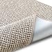 Produktbild casa pura Teppich Sansibar | Pflegeleichtes Bouclé | Viele Größen | für Flur, Wohnzimmer, Esszimmer, Küche, Schlafzimmer, Büro | gekettelt (Sand - 100x150 cm)