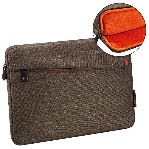 PEDEA Tablet PC Tasche Fashion f  r 12 9 Zoll  32 8cm  Tablet Schutzh  lle Tasche Etui Case mit Zubeh  rfach und Schultergurt  braun
