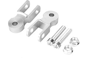 MIYINLA 2 Stücke Universal Motorrad Stoßdämpfer Höhe Verlängerung Extender Riser Verjüngung Universal Motorcycle Rear Shock Absorber Riser 5cm für ATV Quad Motorrad Motor Pit Dirt Trail Bike (168g)