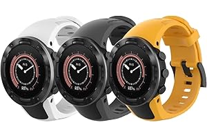 Chainfo Watch Strap compatible with Suunto 5, Soft Silicone Sport Replacement Bands NO230508