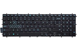 WWGTMC Replacement Keyboard for Dell G5 5500 5587 5590,G7 7588 7590 7790,G3 3579 3779 3590 Series Laptop US Layout with Backlit