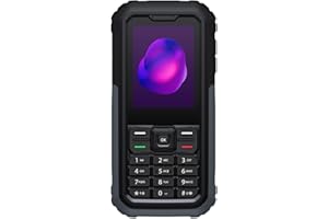 TCL 3189 – Robustes 4G-Telefon, wasserdicht und stoßfest IP68, 17 Tage Akkulaufzeit, SOS-Taste, HD-Anrufe, LED-Taschenlampe, Dual-SIM, Himalaya-Grau
