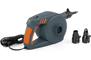 Bestway Pompa di gonfiaggio elettrica PowerGrip a Corrente Alternata (AC), grigio, Taglia unica