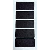 Siyah Ke&ccedil;e 5 Adet 4 * 9 Cm Yapışkanlı Sandalye, Masa, Koltuk Altı Parke Koruma Ke&ccedil;esi