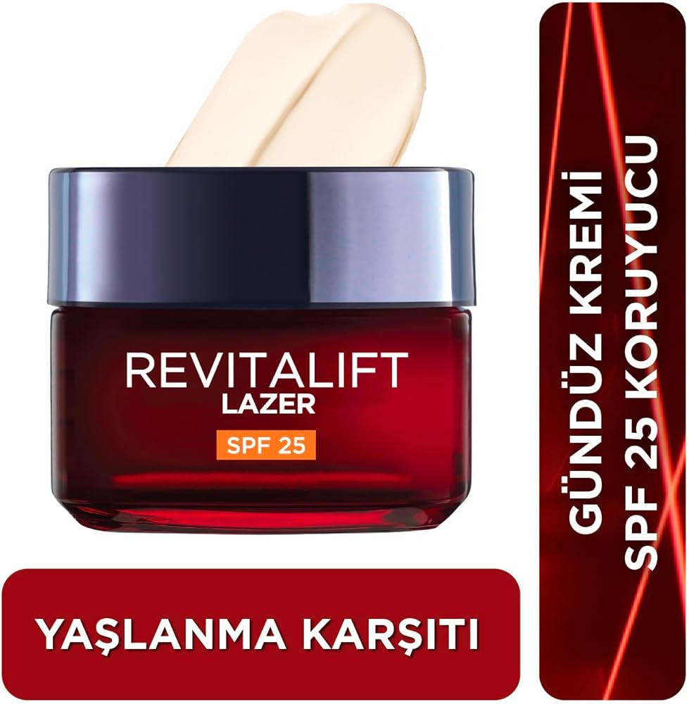 L'Oreal Paris Revitalift Lazer X3 Leke ve Kırışıklık Karşıtı Bakım Gkf25 (50 ml)