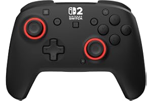 Sköldpadda strand omatch svart trådlös spelkontroll. Officiellt licensierad för Nintendo Switch 2